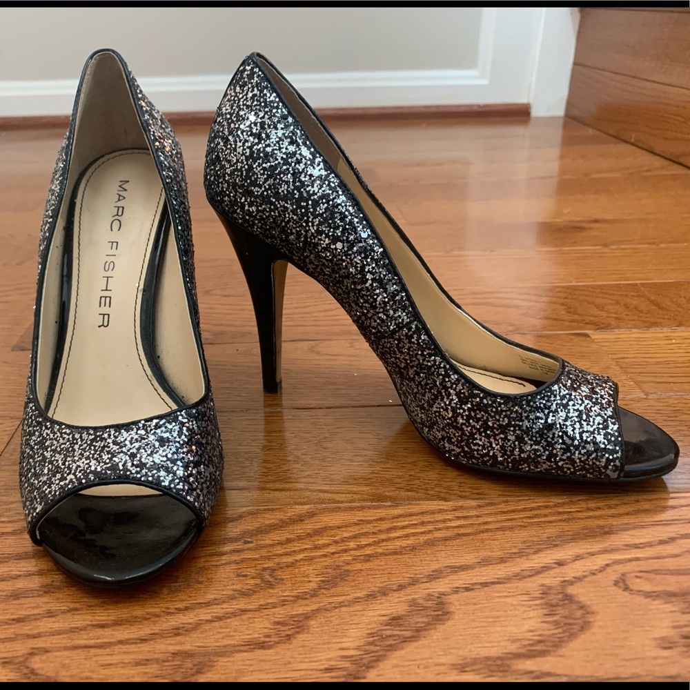 MARC FISHER peep toe heels